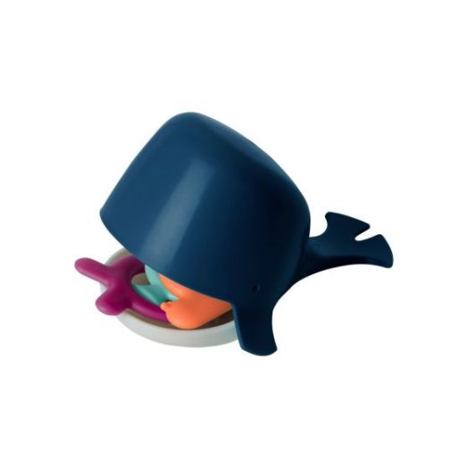 Chomp Hungry Whale Bath Toy- Navy