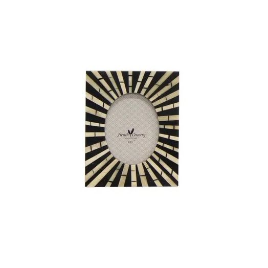 Zebra Oval Photo Frame 4x3